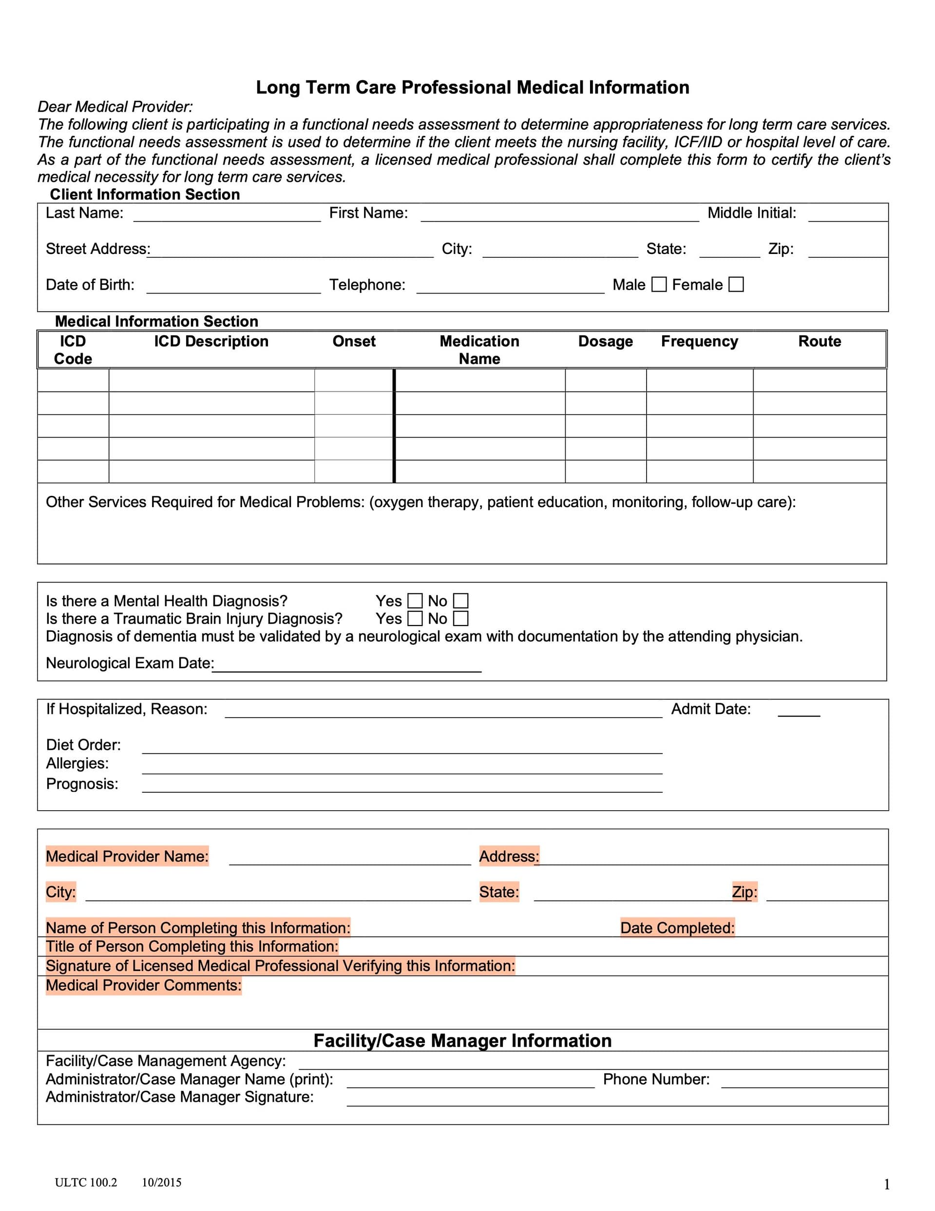 Professional Medical Information Page Example Professional Medical Information Page Example scaled