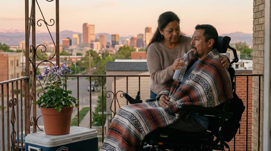 Wife-Caring-for-Husband Wife Caring for Husband